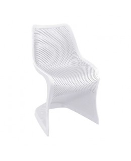 Καρέκλα Πολυπροπυλενίου Bloom White 50X58X85εκ.