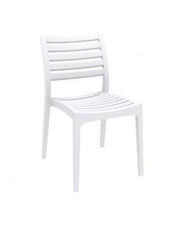 Καρέκλα Πολυπροπυλενίου Ares White 48Χ58Χ82εκ.