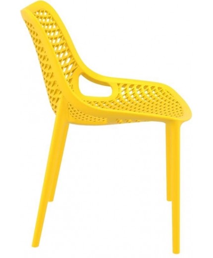 Καρέκλα Πολυπροπυλενίου Air Yellow 50X60X82εκ.