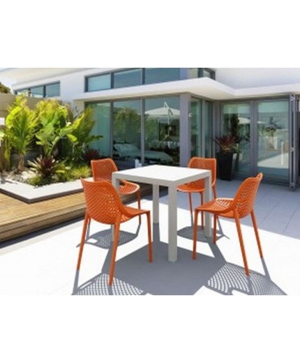 Καρέκλα Πολυπροπυλενίου 4τμχ Air Orange 50X60X82εκ.