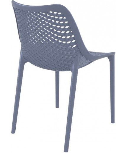 Καρέκλα Πολυπροπυλενίου Air Dark Grey 50Χ60Χ82εκ.
