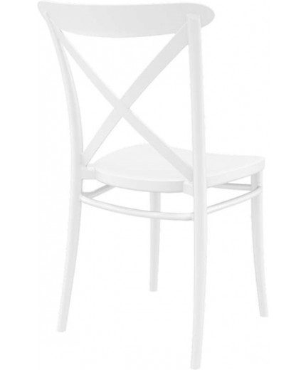 Καρέκλα Πολυπροπυλενίου Cross White 51Χ51Χ87εκ.