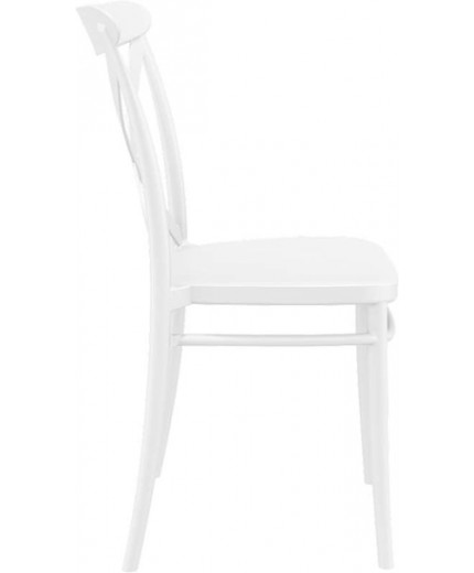 Καρέκλα Πολυπροπυλενίου Cross White 51Χ51Χ87εκ.