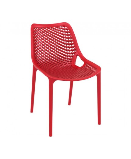 Καρέκλα Πολυπροπυλενίου Air Red 50Χ60Χ82εκ.
